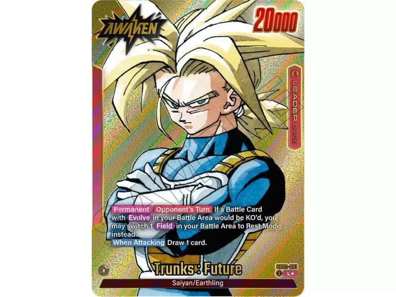 Trunks : Future (Gold) – SB02 Manga Booster | Carta DRAGON BALL en México