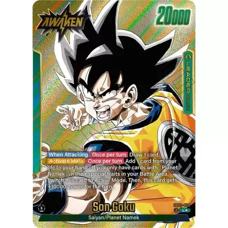 Son Goku (Gold) – SB02 Manga Booster | Carta DRAGON BALL en México