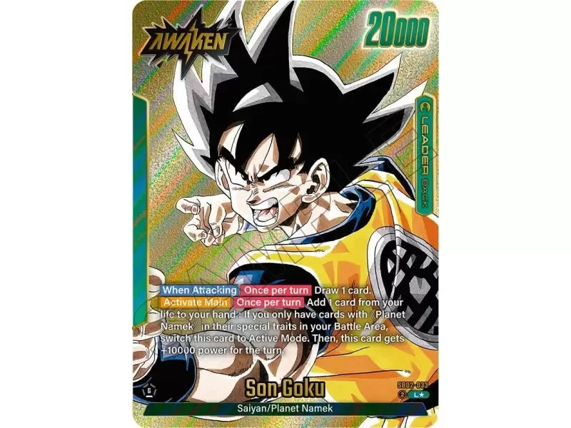 Son Goku (Gold) – SB02 Manga Booster | Carta DRAGON BALL en México