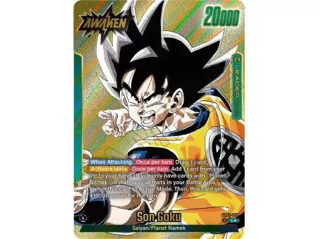 Son Goku (Gold) – SB02 Manga Booster | Carta DRAGON BALL en México