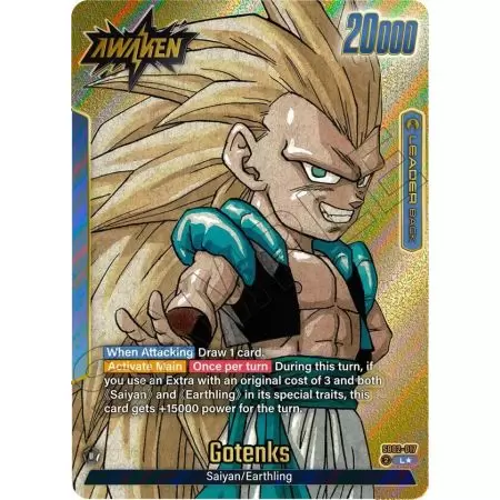 Gotenks (Gold) – SB02 Manga Booster | Carta DRAGON BALL en México