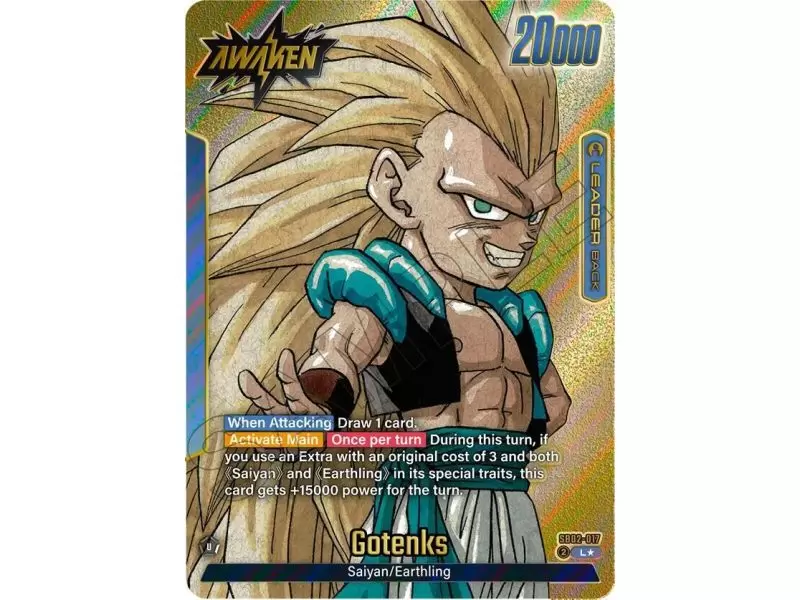 Gotenks (Gold) – SB02 Manga Booster | Carta DRAGON BALL en México