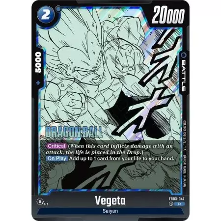 Vegeta (Rare) – SB02 Manga Booster | Carta DRAGON BALL en México