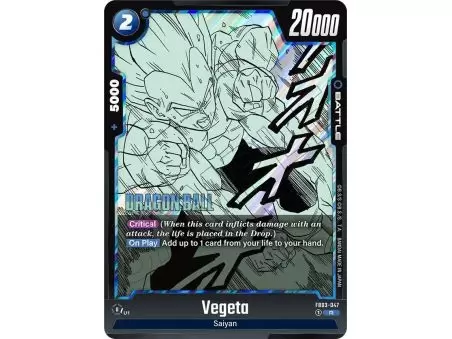 Vegeta (Rare) – SB02 Manga Booster | Carta DRAGON BALL en México