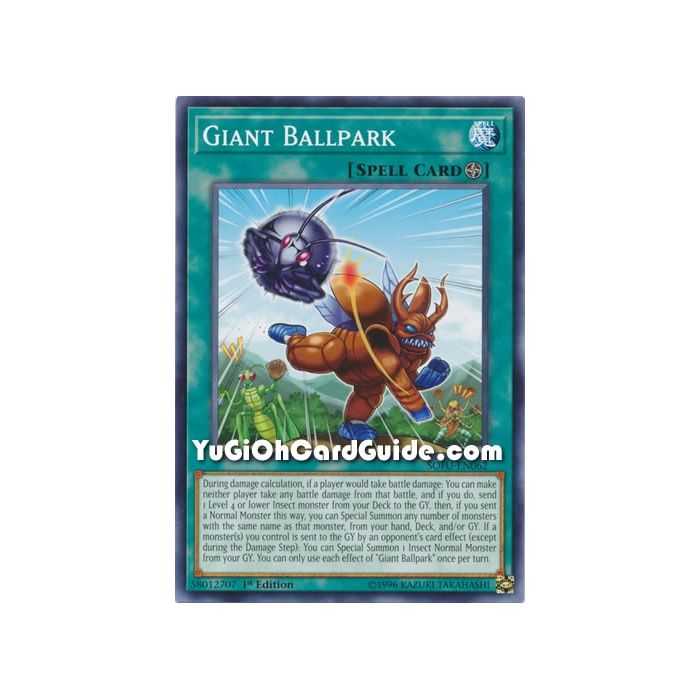 Giant Ballpark (Common) – Soul Fusion | Carta YUGIOH en México