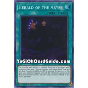 Herald of the Abyss (Super Rare) – Soul Fusion | Carta YUGIOH en México