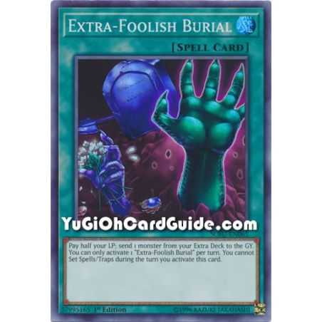 Extra - Foolish Burial (Super Rare) – Soul Fusion | Carta YUGIOH en México