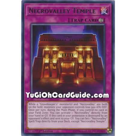 Necrovalley Temple (Rare) – Soul Fusion | Carta YUGIOH en México