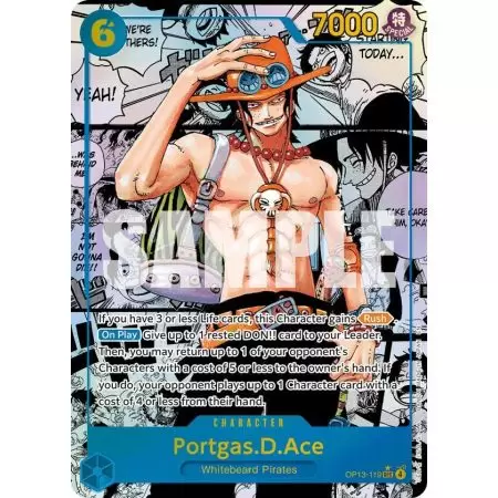 Portgas.D.Ace (Super Alternate Art) – OP13 Carrying on His Will | Carta ONE PIECE en México
