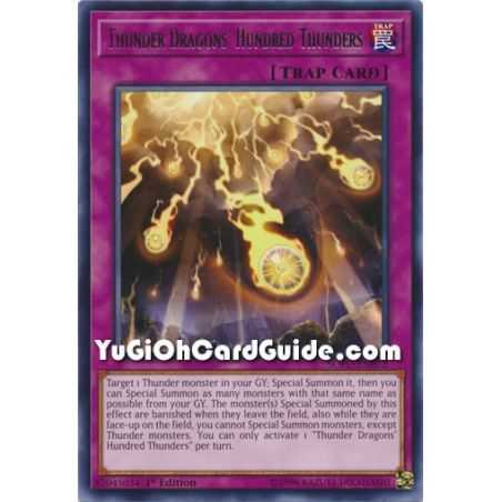Thunder Dragons' Hundred Thunders (Rare) – Soul Fusion | Carta YUGIOH en México