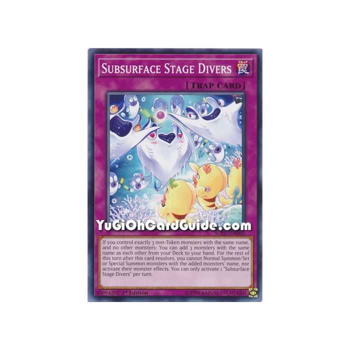 Subsurface Stage Divers (Common) – Soul Fusion | Carta YUGIOH en México