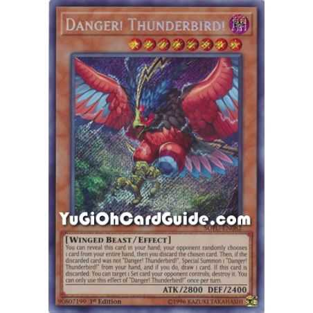 Danger! Thunderbird! (Secret Rare) – Soul Fusion | Carta YUGIOH en México