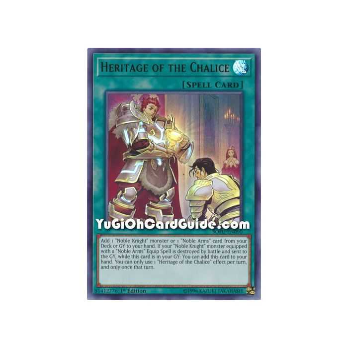 Heritage of the Chalice (Ultra Rare) – Soul Fusion | Carta YUGIOH en México
