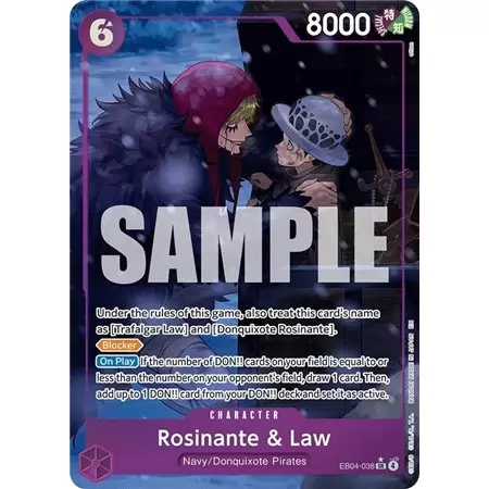 Rosinante & Law (Alternate Art)
