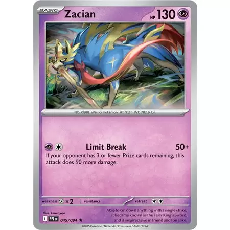 Zacian (Rare Holofoil)