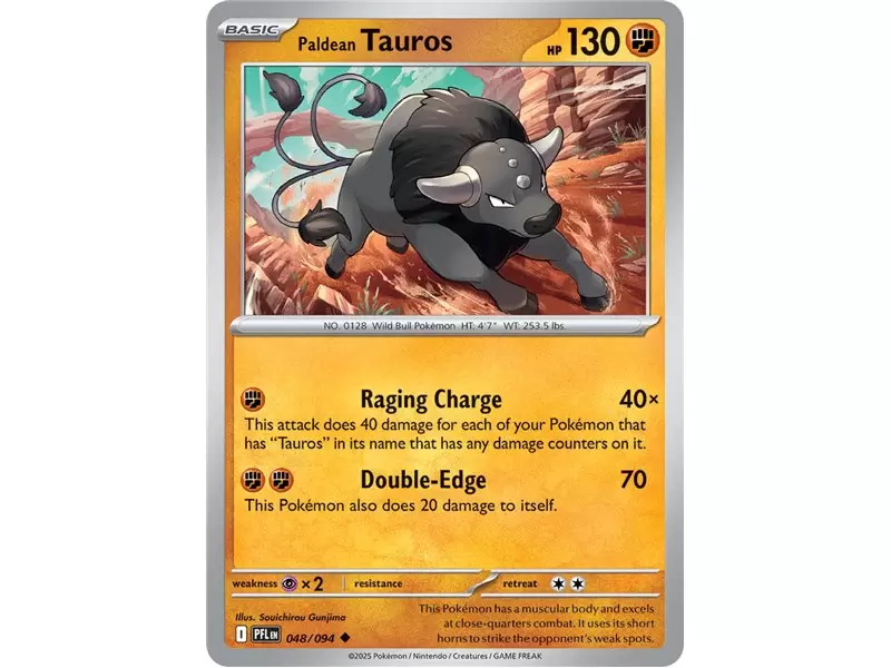Paldean Tauros (Uncommon)