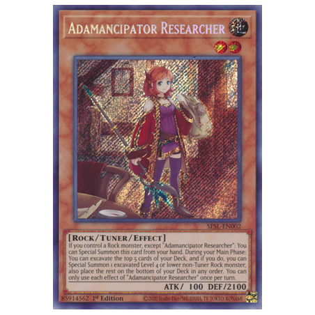 Adamancipator Researcher (Secret Rare) – Secret Slayers | Carta YUGIOH en México