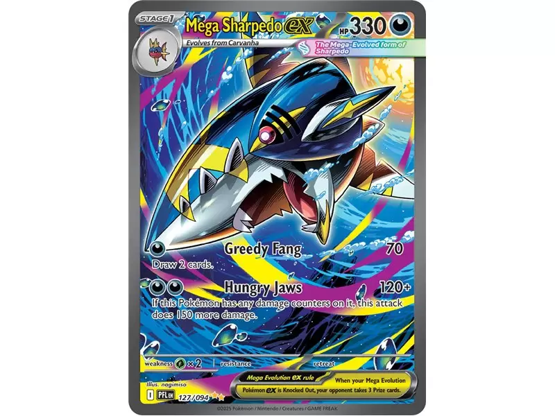 Mega Sharpedo ex (Special Illustration Rare)
