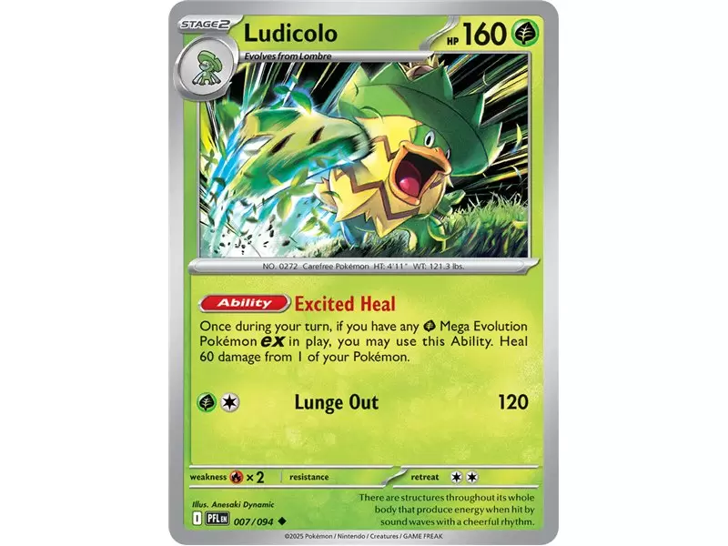 Ludicolo (Uncommon/Reverse Holofoil)