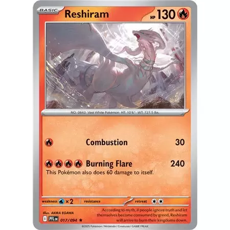 Reshiram (Rare/Reverse Holofoil)