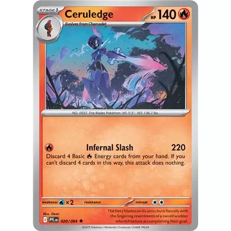 Ceruledge (Uncommon/Reverse Holofoil)