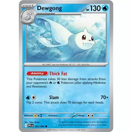 Dewgong (Common/Reverse Holofoil)