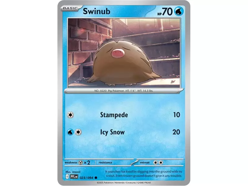 Swinub (Common/Reverse Holofoil)