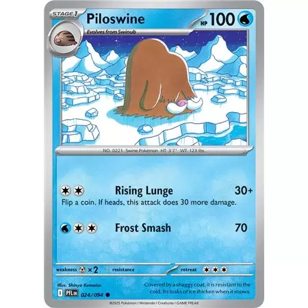 Piloswine (Common/Reverse Holofoil)