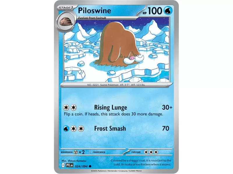 Piloswine (Common/Reverse Holofoil)
