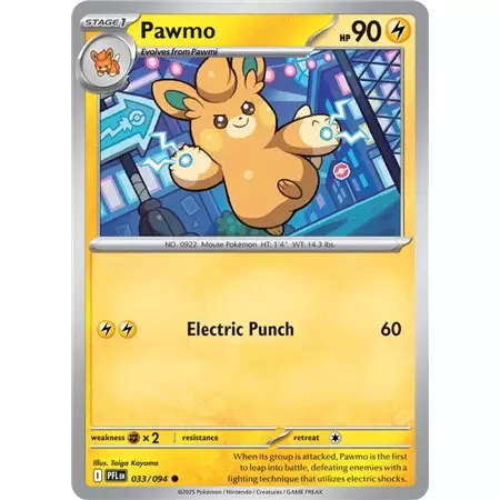 Pawmo (Common/Reverse Holofoil)
