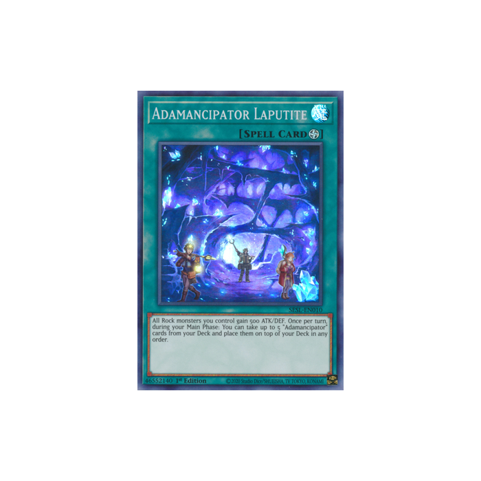 Adamancipator Laputite (Super Rare) – Secret Slayers | Carta YUGIOH en México