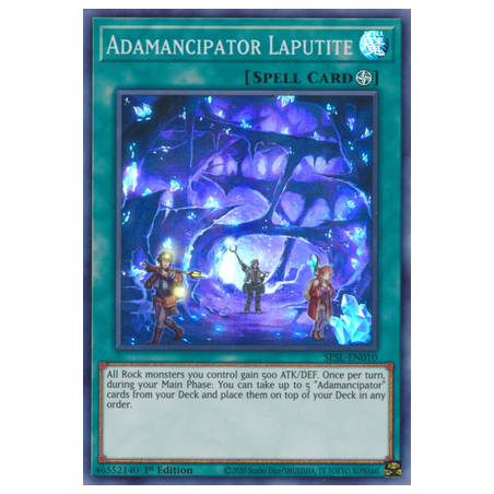 Adamancipator Laputite (Super Rare) – Secret Slayers | Carta YUGIOH en México