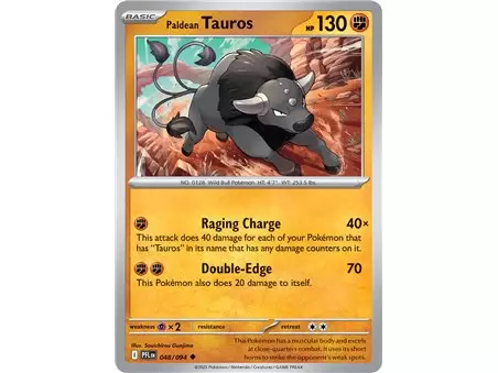 Paldean Tauros (Uncommon/Reverse Holofoil)