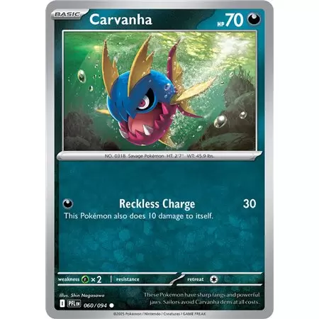 Carvanha (Common/Reverse Holofoil)