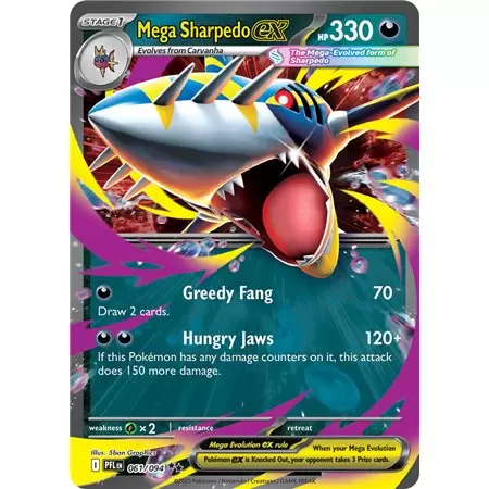 Mega Sharpedo ex (Double Rare)