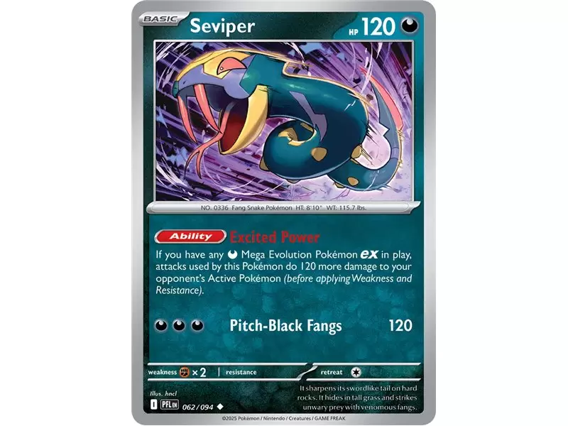 Seviper (Uncommon/Reverse Holofoil)