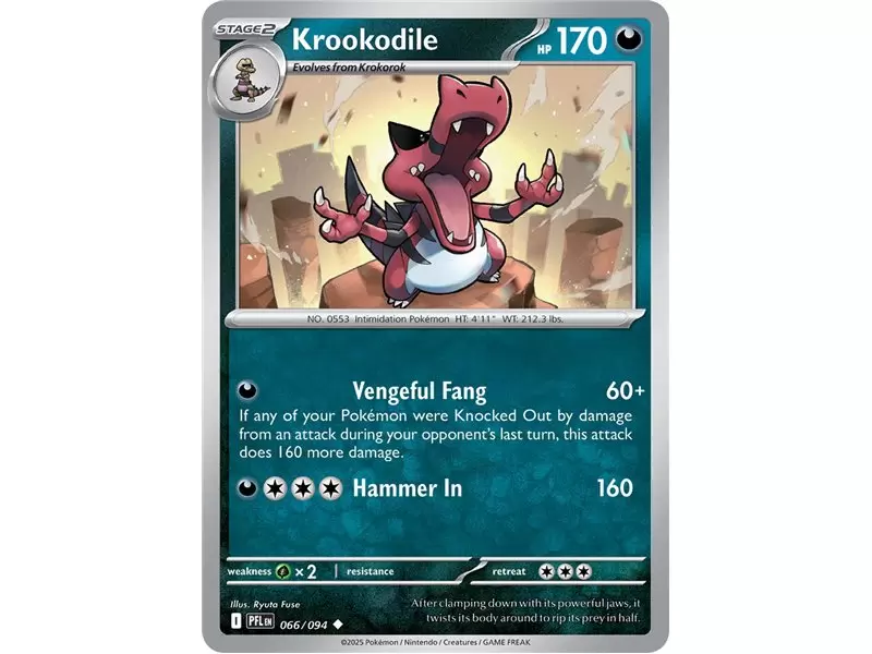 Krookodile (Uncommon/Reverse Holofoil)