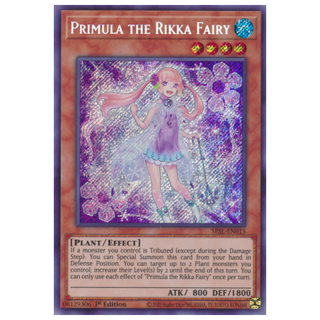 Primula the Rikka Fairy (Secret Rare) – Secret Slayers | Carta YUGIOH en México