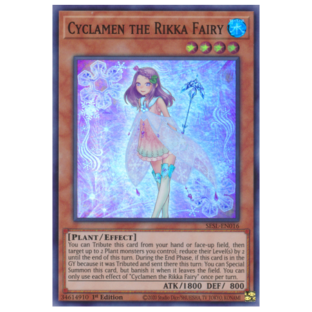 Cyclamen the Rikka Fairy (Super Rare) – Secret Slayers | Carta YUGIOH en México