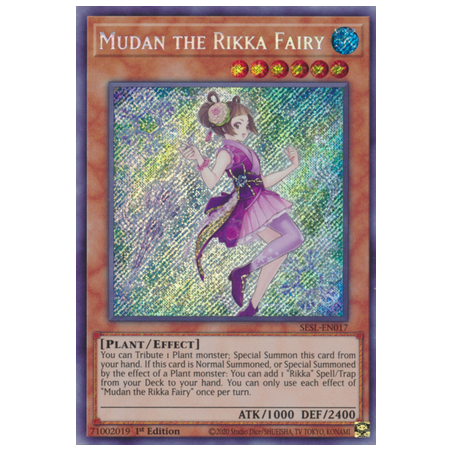 Mudan the Rikka Fairy (Secret Rare) – Secret Slayers | Carta YUGIOH en México