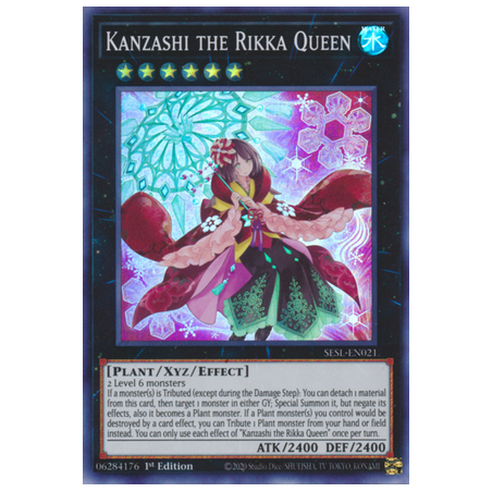 Kanzashi the Rikka Queen (Super Rare) – Secret Slayers | Carta YUGIOH en México