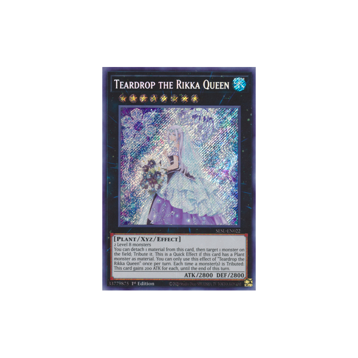 Teardrop the Rikka Queen (Secret Rare) – Secret Slayers | Carta YUGIOH en México