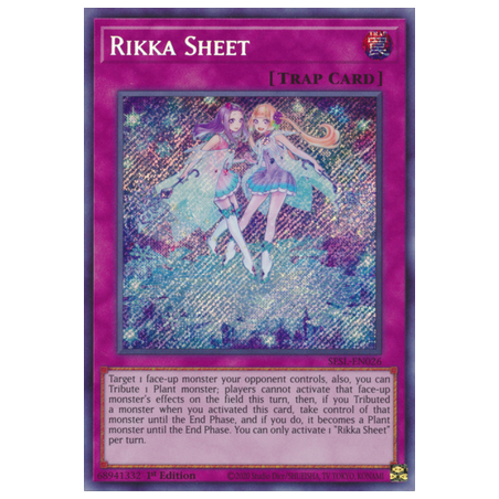 Rikka Sheet (Secret Rare) – Secret Slayers | Carta YUGIOH en México