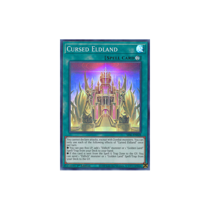 Cursed Eldland (Super Rare) – Secret Slayers | Carta YUGIOH en México