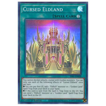 Cursed Eldland (Super Rare) – Secret Slayers | Carta YUGIOH en México