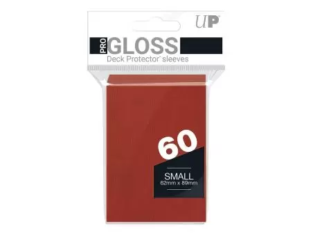 Micas Ultra-Pro Small Gloss C/60 Color Rojo