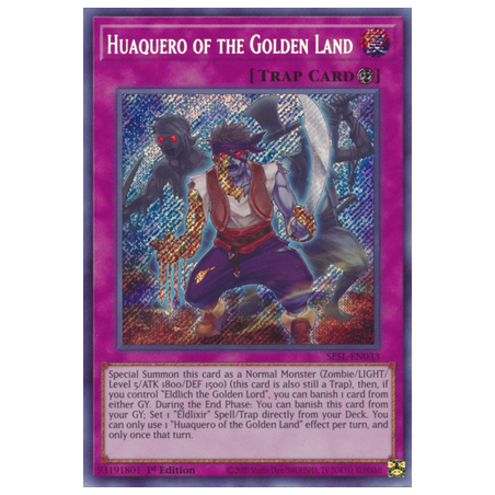 Huaquero of the Golden Land (Secret Rare) – Secret Slayers | Carta YUGIOH en México