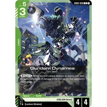 Gundam Dynames (Uncommon)