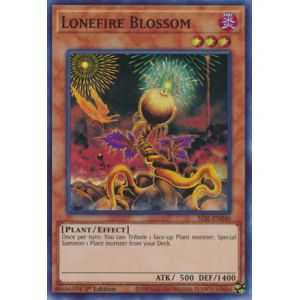 Lonefire Blossom (Super Rare) – Secret Slayers | Carta YUGIOH en México