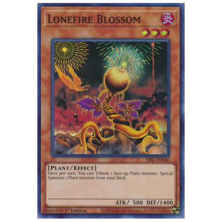 Lonefire Blossom (Super Rare) – Secret Slayers | Carta YUGIOH en México